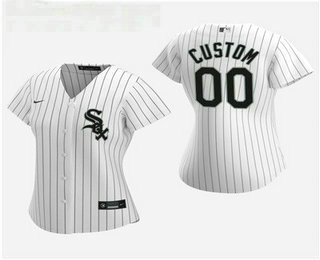 Women's Custom Chicago White Sox 2020 White Home Nike Jersey