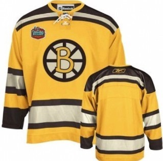 Boston Bruins Mens Customized Yellow Jersey