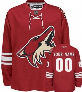 Phoenix Coyotes Mens Customized Red Jersey