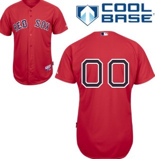 Kids' Boston Red Sox Customized Red Jersey