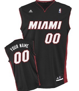 Kids Miami Heat Customized Black Jersey